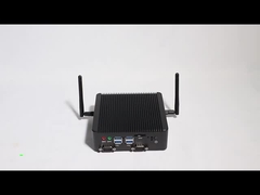 کامپیوتر صنعتی بدون فن Celeron J4125 N4000 RS485 لینوکس DDR4 8GB مینی کامپیوتر