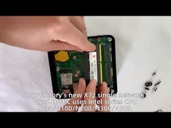 کامپیوتر قابل حمل اینتل DDR4 مینی با فن خنک کننده وای فای Dual HD پشتیبانی از صفحه نمایش 4K