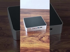پشتیبانی اینتل N100 با 16 گیگابایت رم، فن و 4 پورت USB، 2 پورت LAN، 2 پورت HDMI، مینی کامپیوتر
