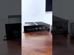 پردازنده Intel Core I7-6500U با چهار پورت LAN و دو پورت COM مینی کامپیوتر صنعتی