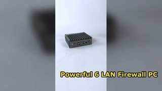 مینی کامپیوتر فایروال پردازنده Intel N100 با 6 LAN 1 HD-MI 1 DP