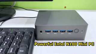 پردازنده اینتل N100 دو لاین مینی پی سی با چهار USB DDR4 رم 46GB برای دفتر خانگی