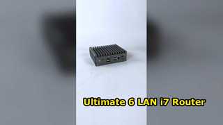 روتر نرم پردازنده Intel Celeron J6412 با 6 Lan 1 HD-MI 1 DP