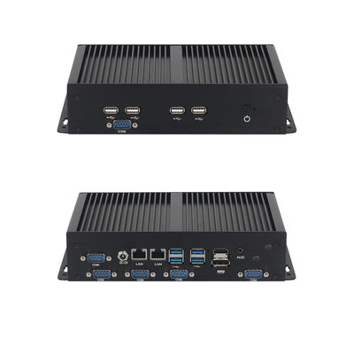 خرید DDR4 فان بدون صنعتی مینی کامپیوتر دوگانه LAN 6COM سری Intel Core Celeron online manufacture