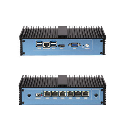 خرید پردازنده اینتل پنتیوم 4415U فایروال مینی پی سی با سیستم خنک کننده بدون فن 6 اترنت online manufacture