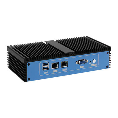 خرید مینی پی سی روتر اینتل 3865U سلرون با هشت پورت اترنت، رم DDR4 16 گیگابایتی، خنک کننده بدون فن تولید آنلاین