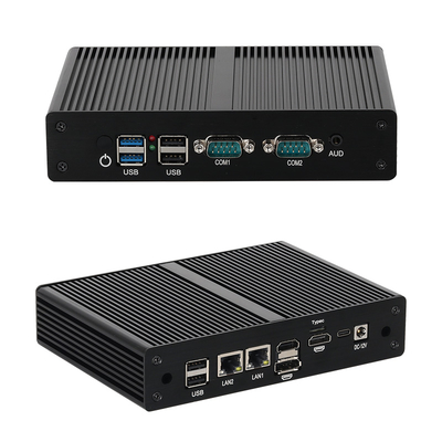 خرید مینی کامپیوتر صنعتی بدون فن اینتل N100 با 16 گیگابایت رم، 2 پورت LAN و 2 پورت COM online manufacture