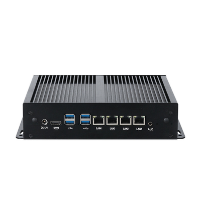 خرید پردازنده Intel Core I7-6500U با چهار پورت LAN و دو پورت COM مینی کامپیوتر صنعتی online manufacture