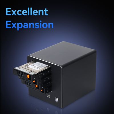 خرید سرور NAS N2940 واحد شبکه چهار خلیج میزبان متصل به محفظه ذخیره سازی تولید آنلاین