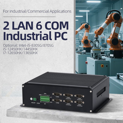 خرید پردازنده اینتل I5 12450HX با 4 صفحه نمایش شبکه دوگانه DDR5 64GB کامپیوتر صنعتی تولید آنلاین