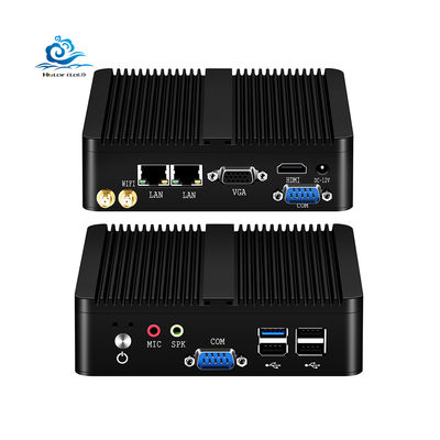 خرید Industrial PC Fanless Mini Computer with Windows 10/Linux Support Compact Aluminum Shell Design 133mm*125mm*40mm تولید آنلاین