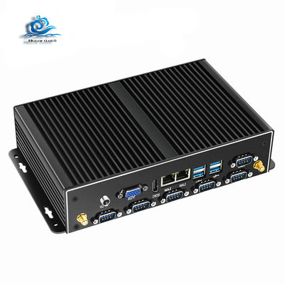 خرید کامپیوتر صنعتی بدون فن با پورت های 6*RS232/485 و 8*USB با پردازنده Intel Core i5 4200U تولید آنلاین