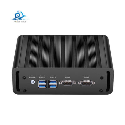 خرید Black Color Fanless Industrial Mini PC with 12V Power DDR3 RAM and 1-Year Warranty تولید آنلاین