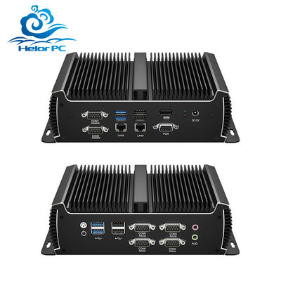خرید کامپیوتر صنعتی آلومینیومی بدون فن با کامپیوتر چسبیده کامپکت اینتل کور i5-4200U برای محیط های خشن تولید آنلاین