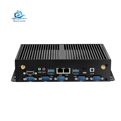 خرید HLY J1900 کامپیوتر صنعتی با 8 پورت USB 3G / 4G LTE و اندازه کامپکت 235x137x55mm کامپیوتر جاسازی شده بدون فن تولید آنلاین