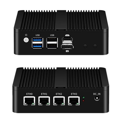 خرید پردازنده Celeron N5105 با چهار پورت LAN و 1HDMI 1DP مینی کامپیوتر شبکه تولید آنلاین