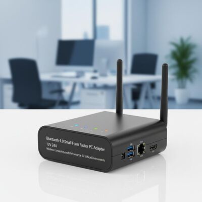 خرید بلوتوث 40 کوچک شکل فاکتور کامپیوتر ارائه دهنده آداپتور 12V 24A اتصال بی سیم و عملکرد برای محیط اداری تولید آنلاین