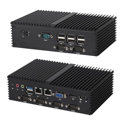 خرید Intel Celeron J1900 پردازنده PC بدون فن DDR3L 8GB با 7COM 2LAN کامپیوتر صنعتی تولید آنلاین