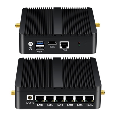 خرید 6 فایروال اترنت مینی پی سی اینتل Celeron J1900 با رم DDR3L و SSD MSATA تولید آنلاین