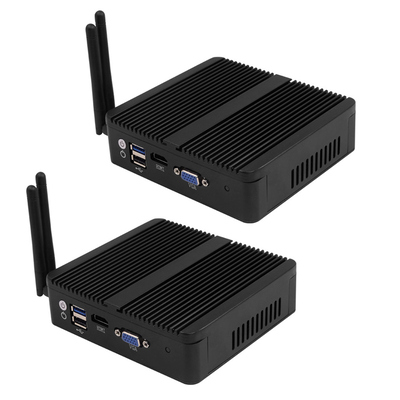 خرید مینی پی سی فایروال اینتل J1900 Pfsense 4 گیگابیت LAN ویندوز 10 پشتیبانی از دو نمایشگر تولید آنلاین
