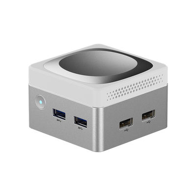 کامپیوتر مینی مکعب اینتل N100 LPDDR5 دو گیگابیت اترنت RJ45 مینی PC برای خانه