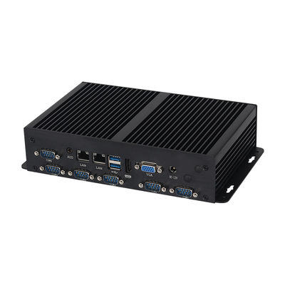پردازنده های دوگانه LAN 6COM بدون فن Intel Mini PC Core Series Celeron 3855U با SSD MSATA