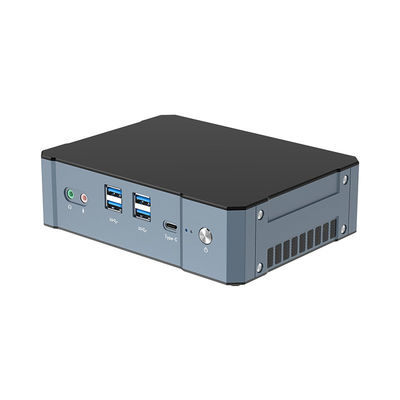 DDR5 مینی کامپیوتر دفتر خانگی با فن دو لان صفحه نمایش 4 صفحه نمایش 2 M.2 SSD دسکتاپ