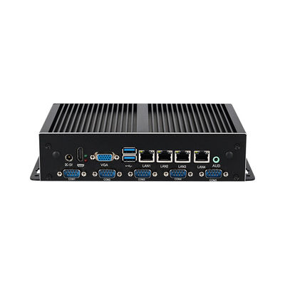 کامپیوتر صنعتی کوچک بدون فن سری اینتل 4 گیگابیت Ethernet LAN 6COM
