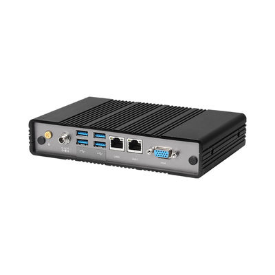 اینتل آتوم E3940 DDR3L 8GB کامپیوتر صنعتی دوگانه LAN دوگانه COM مینی کامپیوتر بدون فن
