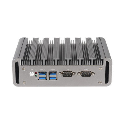 اینتل کور I5-6200U مینی کامپیوتر صنعتی بدون فن با دو RS232 COM دو LAN DDR4