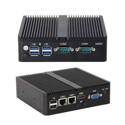 پردازنده سری Intel Celeron مینی کامپیوتر سفارشی با دو COM و HDMI برای صنعتی