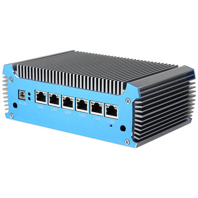 Intel Celeron 3865U نرم روتر مینی کامپیوتر با 6 RJ45 i211AT گیگابیت LAN و DDR4 رم
