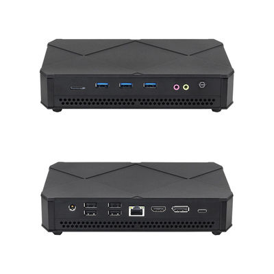 اینتل کور i5 سری مشکی مینی کامپیوتر با دو M.2 SSD 2280 دو فان خنک کننده پایدار