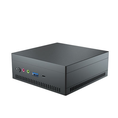 AMD Athlon Gold 3150U مشکی مینی پی سی با شاسی آلیاژ آلومینیوم برای دفتر خانگی