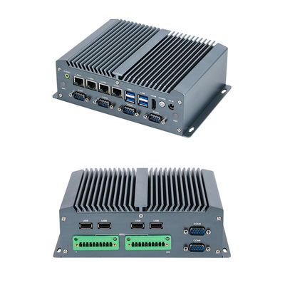 کامپیوتر صنعتی بدون فن Intel Core i5 8250U 4 Ethernet GPIO Mini Computer با COM