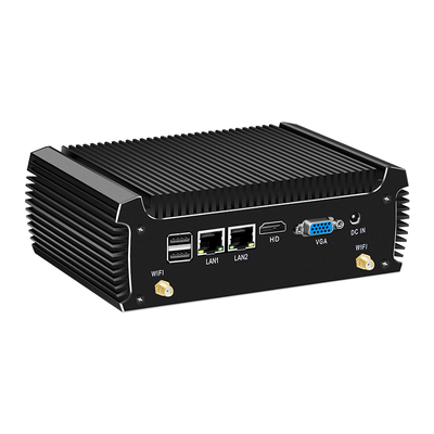 اینتل کور i3 8130U مینی پی سی 16 گیگابایت با 6 USB 1 HD کامپیوتر صنعتی بدون فن