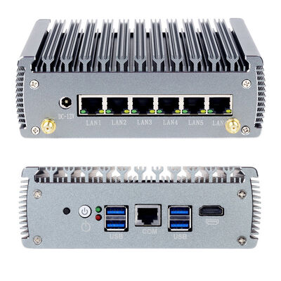In-tel Core i5 1135G7 پردازنده 4 هسته 8 رشته فرکانس پایه 2.4GHz 6 * In-tel i225 کارت شبکه نرم افزار روتر میزبان مینی پی سی