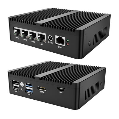 مینی کامپیوتر Intel Celeron N5105 Processor DDR4 4 Intel I225AT Gigabit LAN 4 USB Soft Router Computer