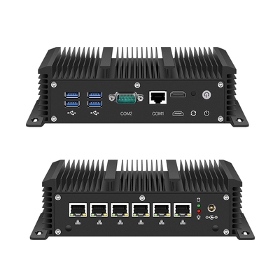 اینتل Core i5 8279U پردازنده نرم روتر 6 LAN 1 RS232 COM 1 RJ45 COM